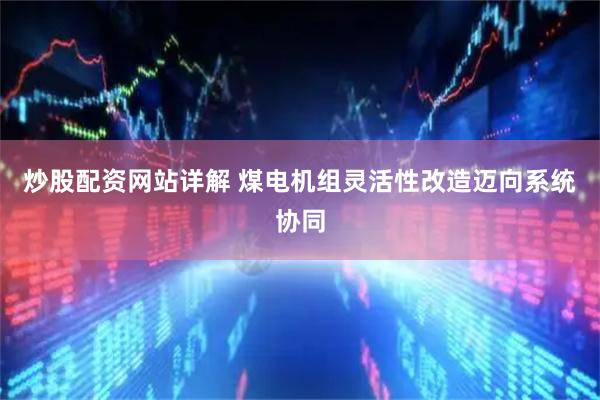 炒股配资网站详解 煤电机组灵活性改造迈向系统协同